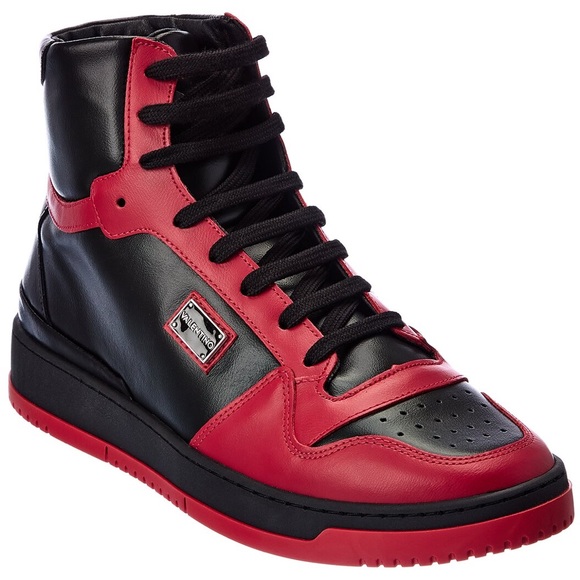 Valentino Other - Valentino by Mario Valentino Rene Leather High-Top Sneaker